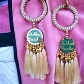 Dulhaniya Earrings with Thread Tassels | Elegant Bridal Jewellery | Gift for her | Best gift for her - BBD GIFTS